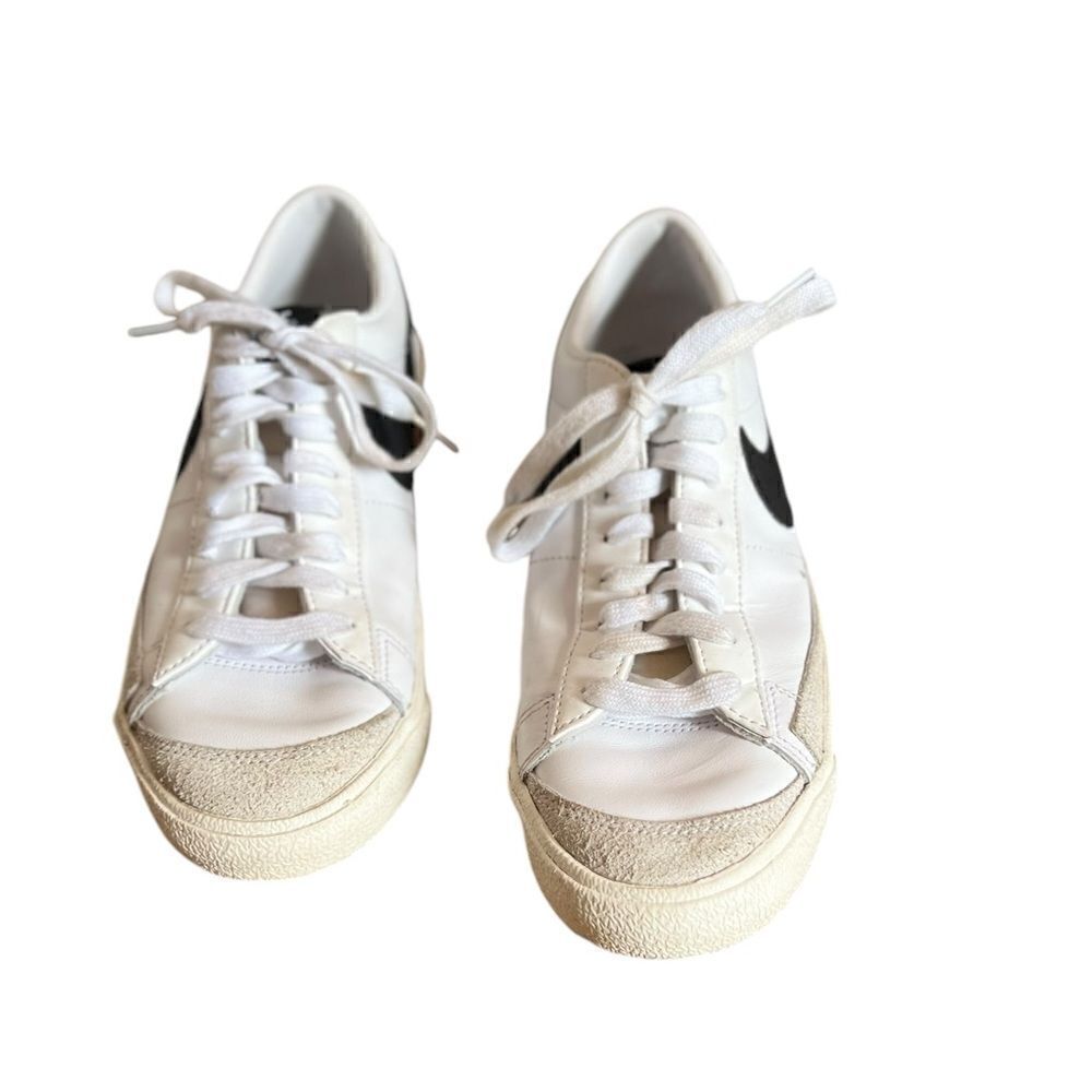 Nike Blazer Low '77 Vintage Womens Casual Shoes White Black Size 8 - Picture 3 of 8